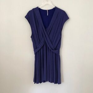 FREE PEOPLE Blue Mini Dress